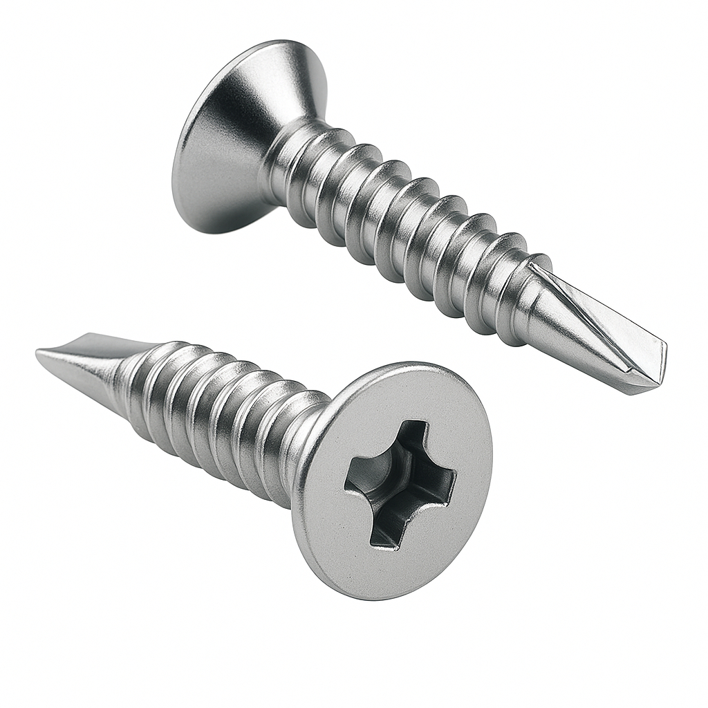 wkręty samowiercące do metalu 4.8x16 stożek ocynk galwaniczny - 500 szt