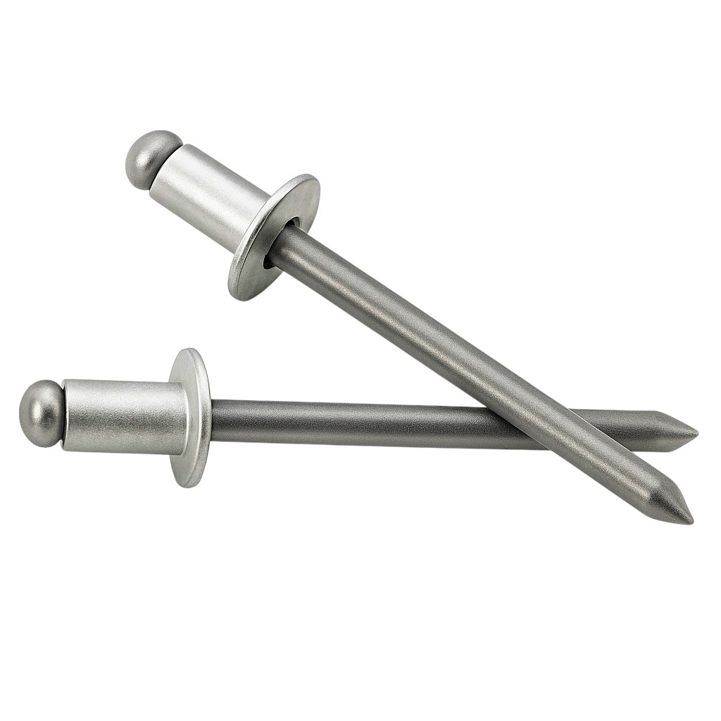 nity zrywalne standardowe 6.4x35 łeb płaski aluminium/stal - 200 szt