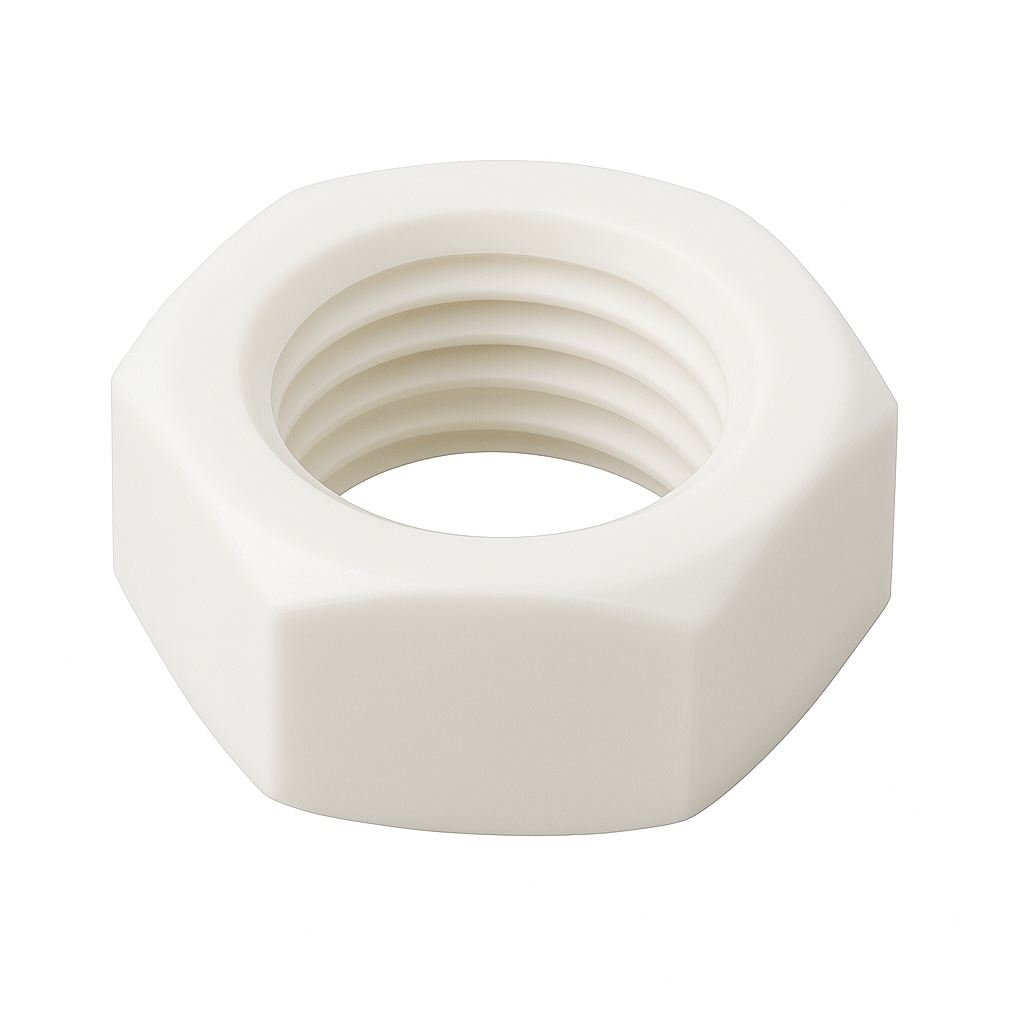 nakrętki sześciokątne m5 din 34814 poliamid-6 - 100 szt