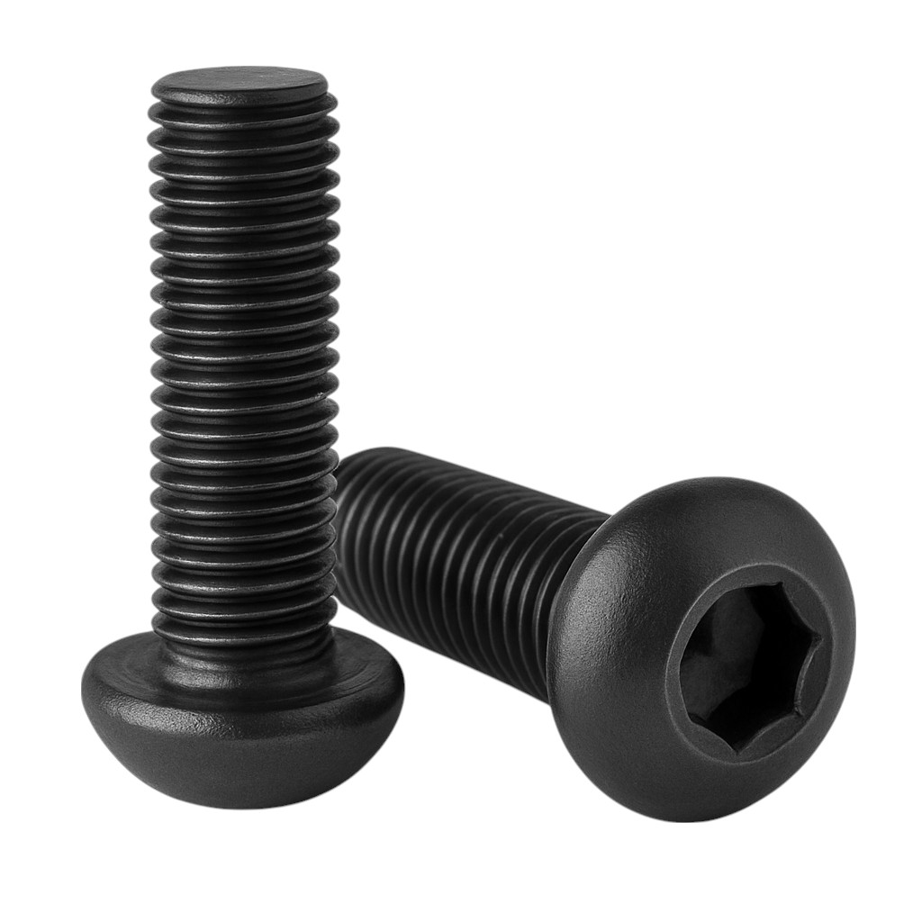 Śruby z łbem wypukłym m5x10 iso 7380-1 kl. 10.9 - 500 szt