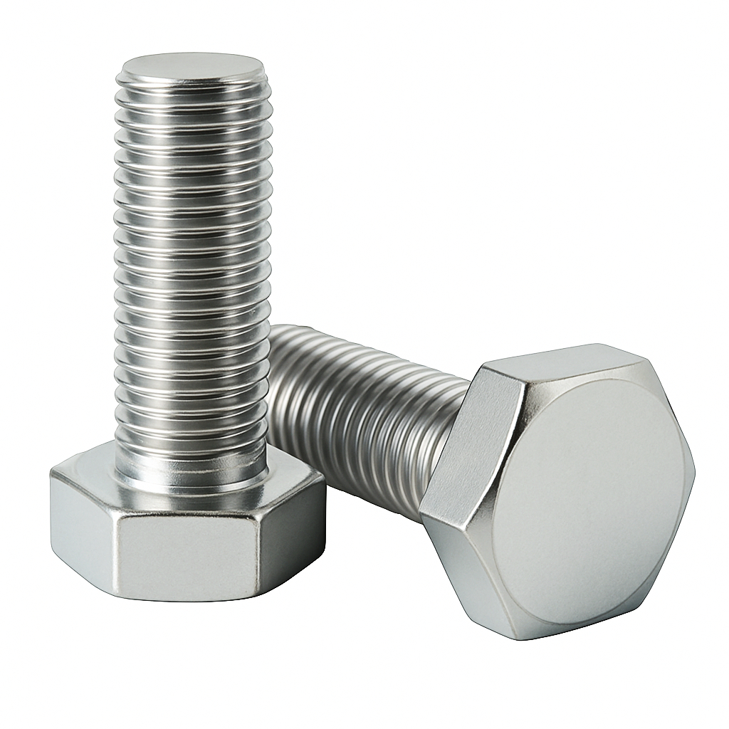 Śruby z łbem sześciokątnym m5x25 din 933 stal nierdzewna a2 - 250 szt